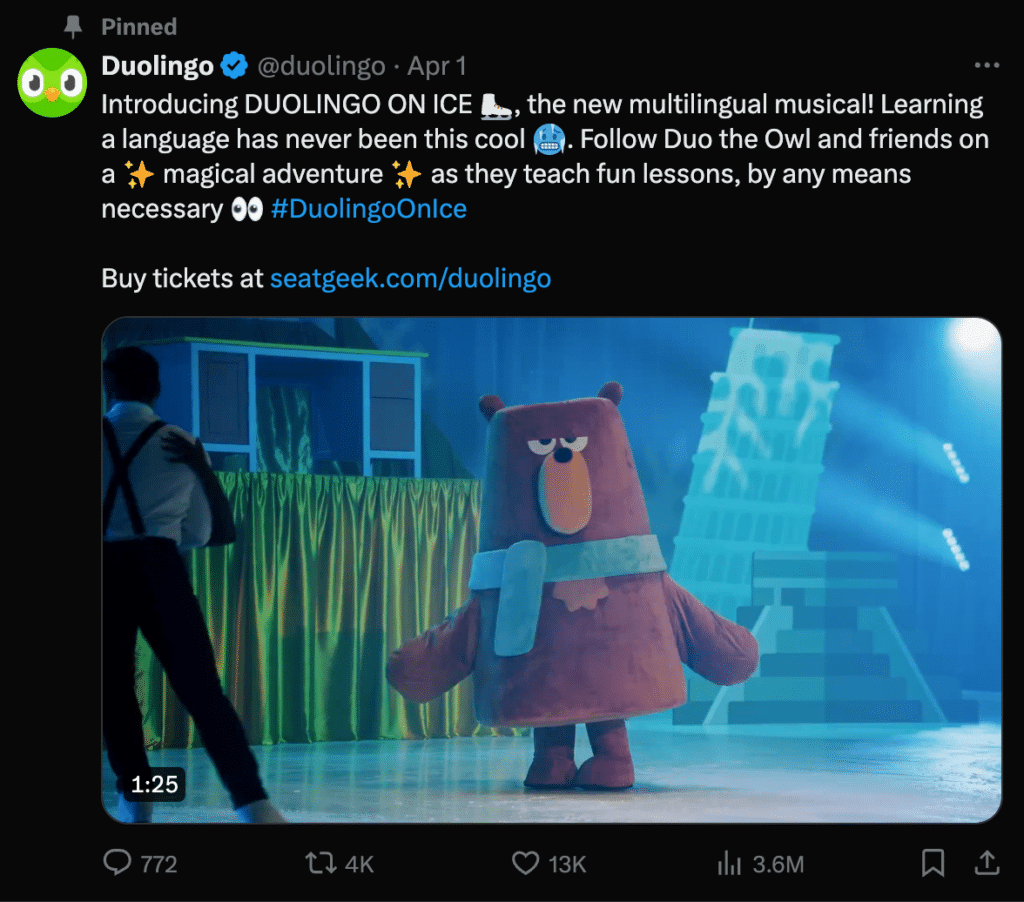 duolingo on ice post