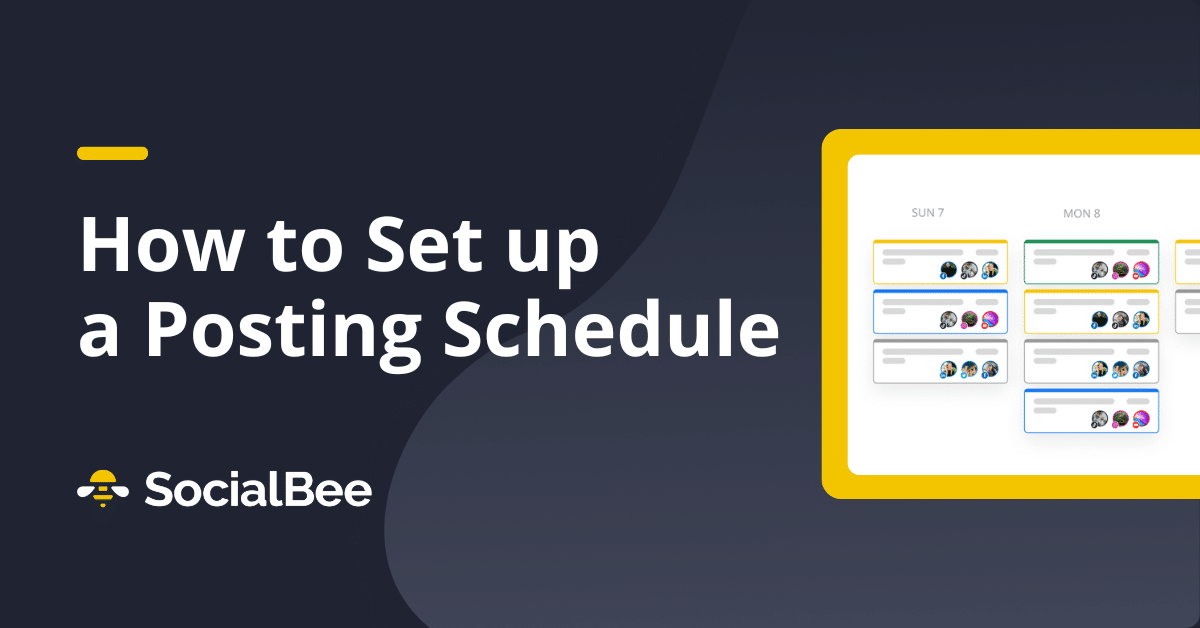 Set Up a Posting Schedule (Schedule Setup)