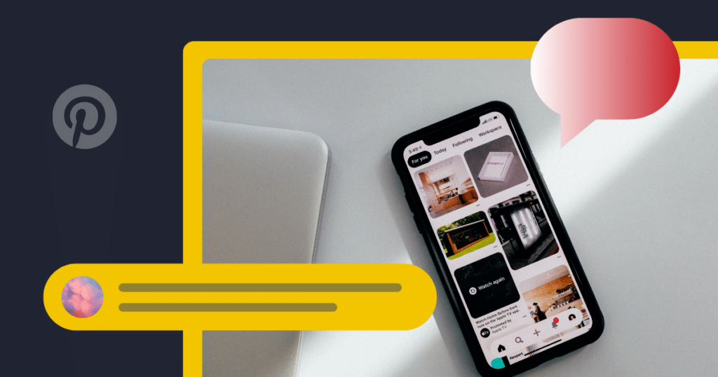 teléfono abierto en pinterest feed