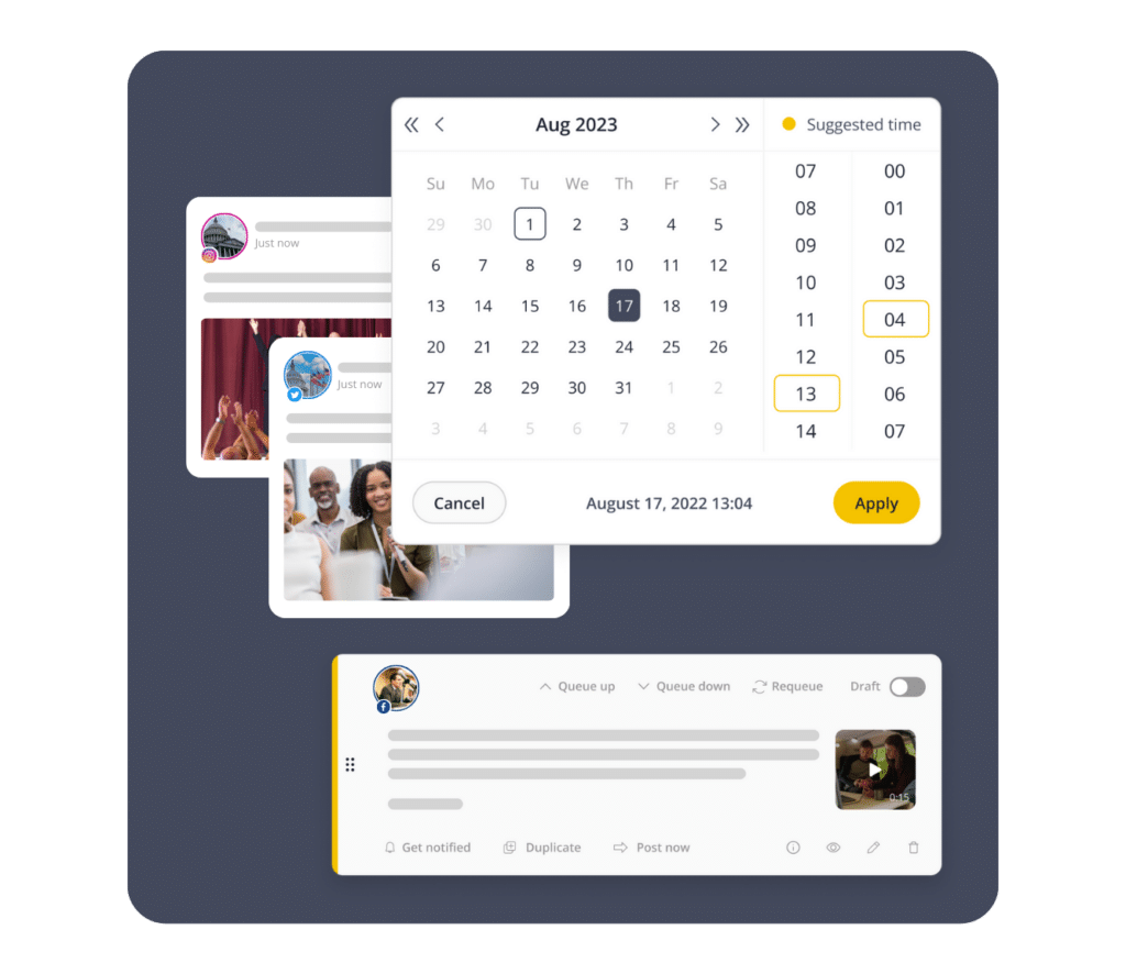 SocialBee for government social media scheduling