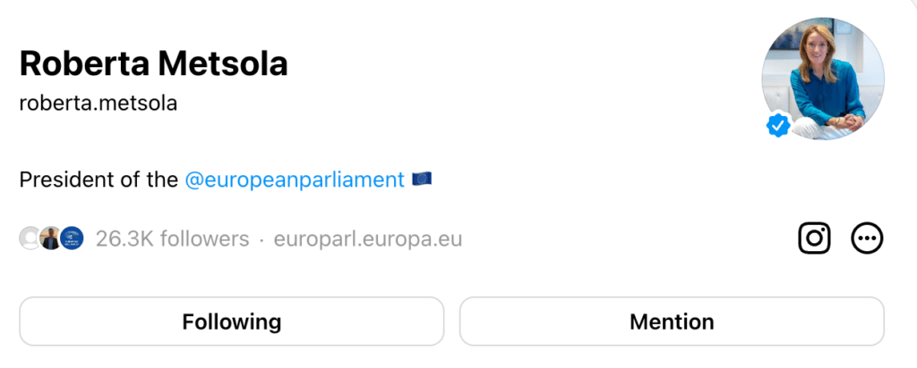 threads verified profile