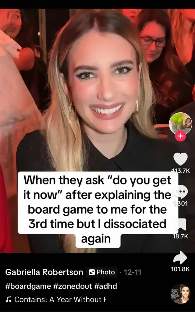 Emma Roberts TikTok meme