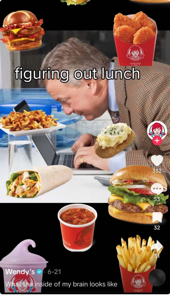 funny tiktok caption example