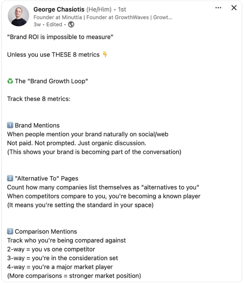 LinkedIn post with an engaging hook