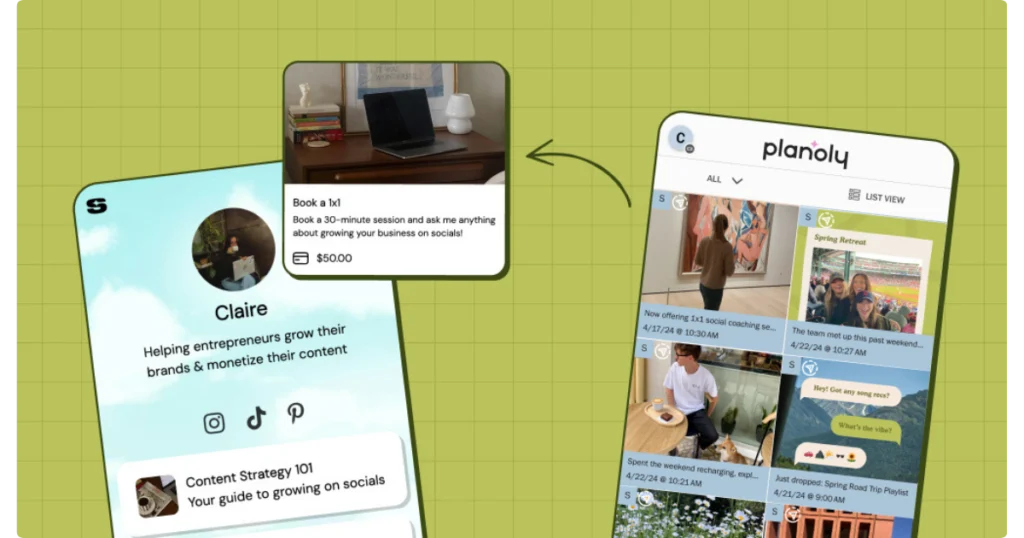 Planoly and Snipfeed integration