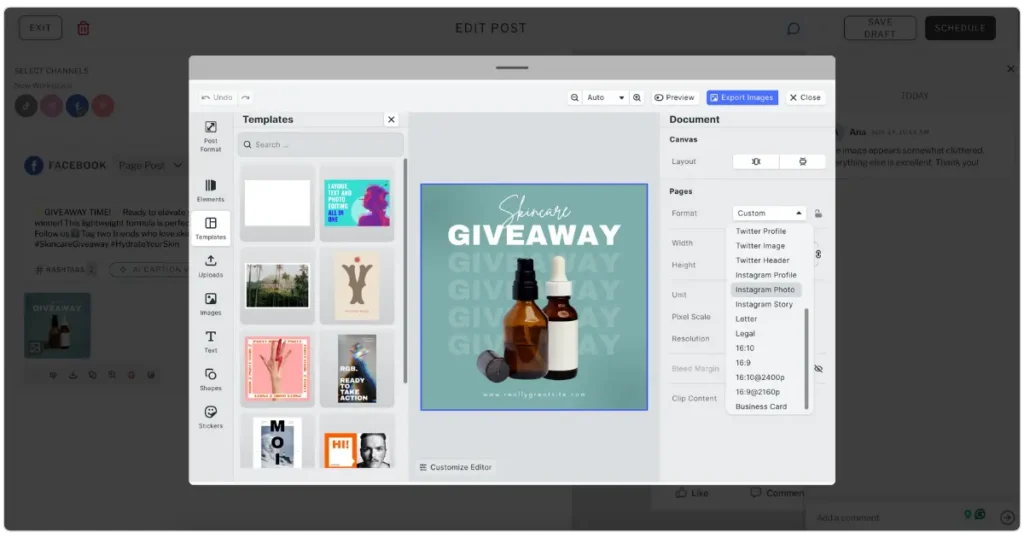 Planoly image editor
